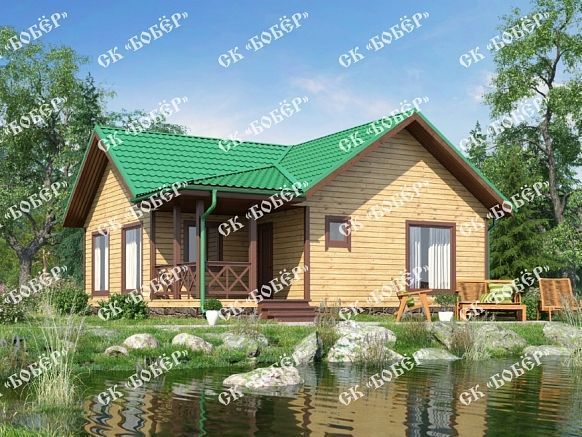 Дом из бруса 9х9