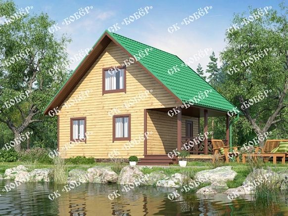 Дом из бруса 6х8
