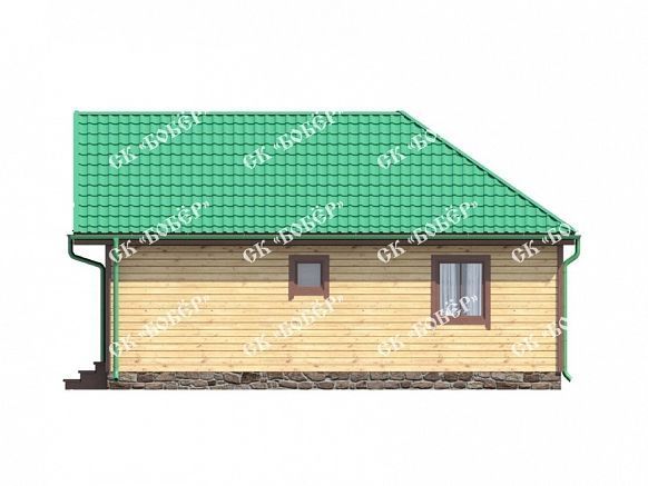 Дом из бруса 9х9. фото
