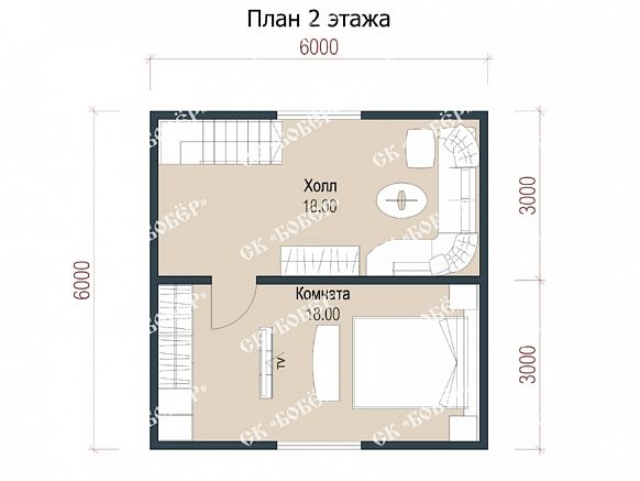 Дом из бруса 6х6. фото