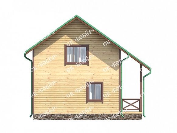 Дом из бруса 6х6. фото